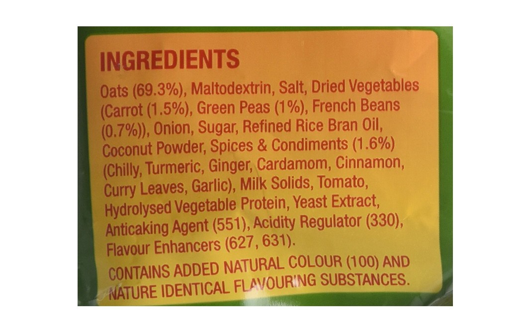 Saffola Masala Oats Veggie Twist   Pack  400 grams